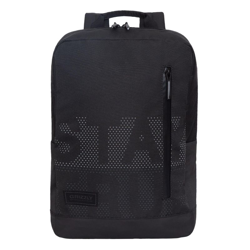 Рюкзак GRIZZLY RQL-313-3/1 черный - черный