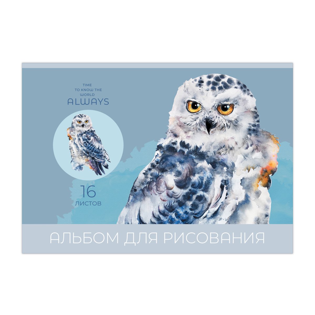 Альбом для рисования 16л., А5, на скрепке BG «Мир вокруг»