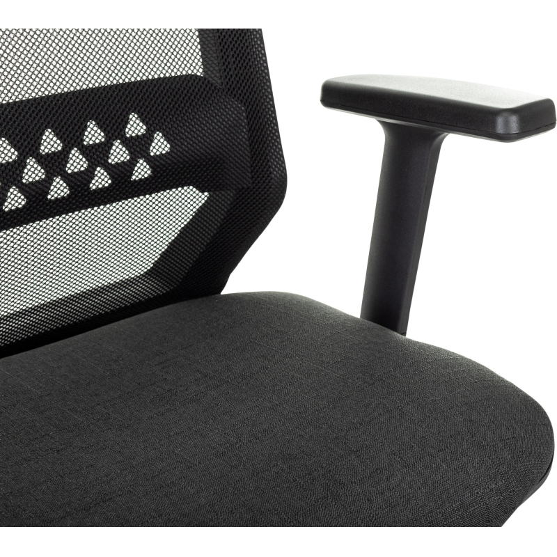 Кресло VB_EChair 663 TC-H/SL черный TW-01 38-418 сетка/ткань