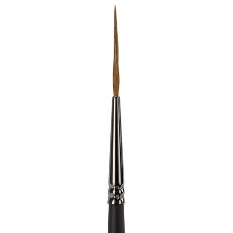 Кисть художественная проф. BRAUBERG ART CLASSIC, колонок, лайнер, № 0, короткая ручка