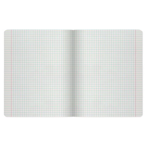 Тетрадь А5 48л. АЛЬТ скоба, клетка, глянцевый лак, Фрукты New (5 видов)