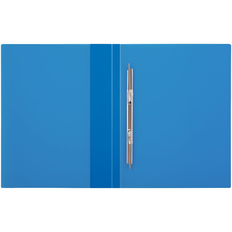 Папка c пружинным скоросшивателем Berlingo «Diamond», 17мм, 700мкм, п/прозрачная синяя