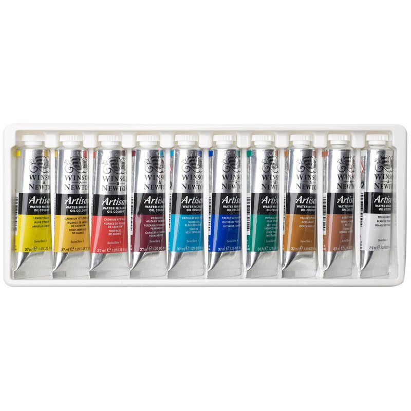 Краски масляные водорастворимые Winsor&Newton «Artisan», 10цв, 37мл ...