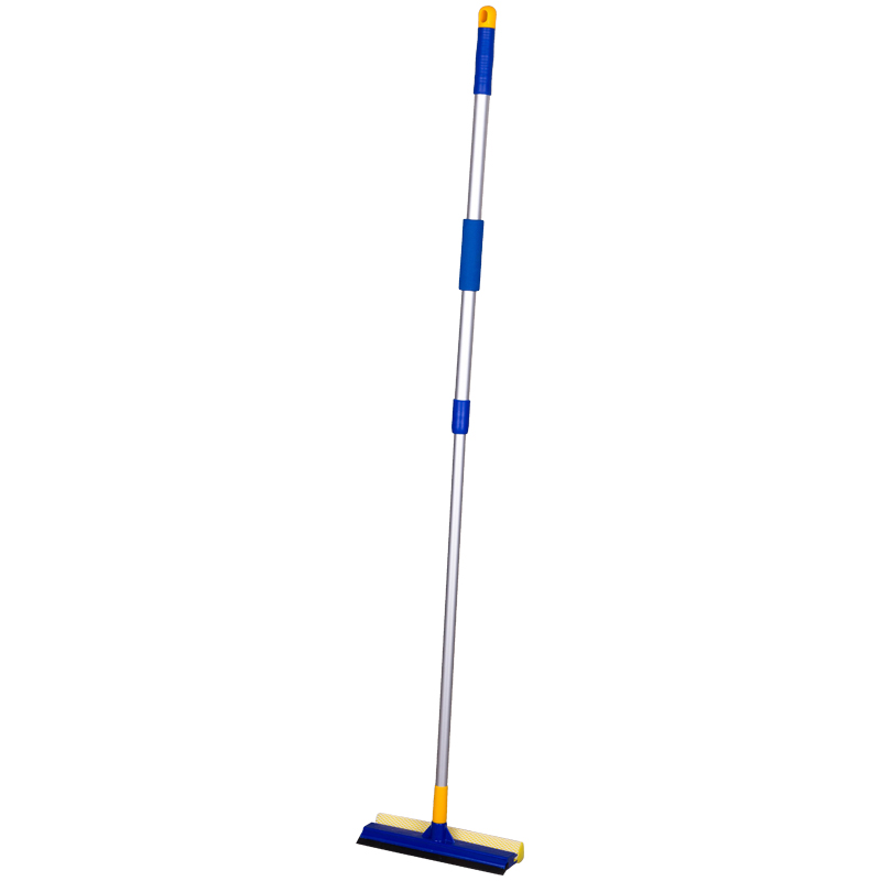 превью Стекломойка OfficeClean Professional, алюм. телеск. ручка 76-125см, раб. часть 25см(стяжка, губка, ручка)