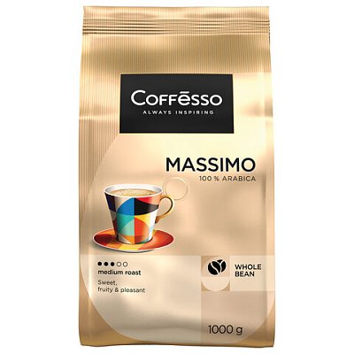 Кофе в зернах COFFESSO «Massimo» 100% арабика, 1 кг