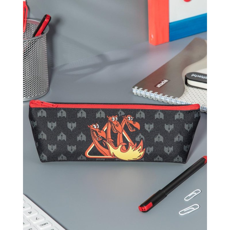 Пенал -косметичка КОМУС Три богатыря Горыныч,1от, ткань,200×100×40, ПМО 32-20