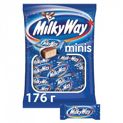 Шоколадные батончики MILKY WAY «Minis», 176 г