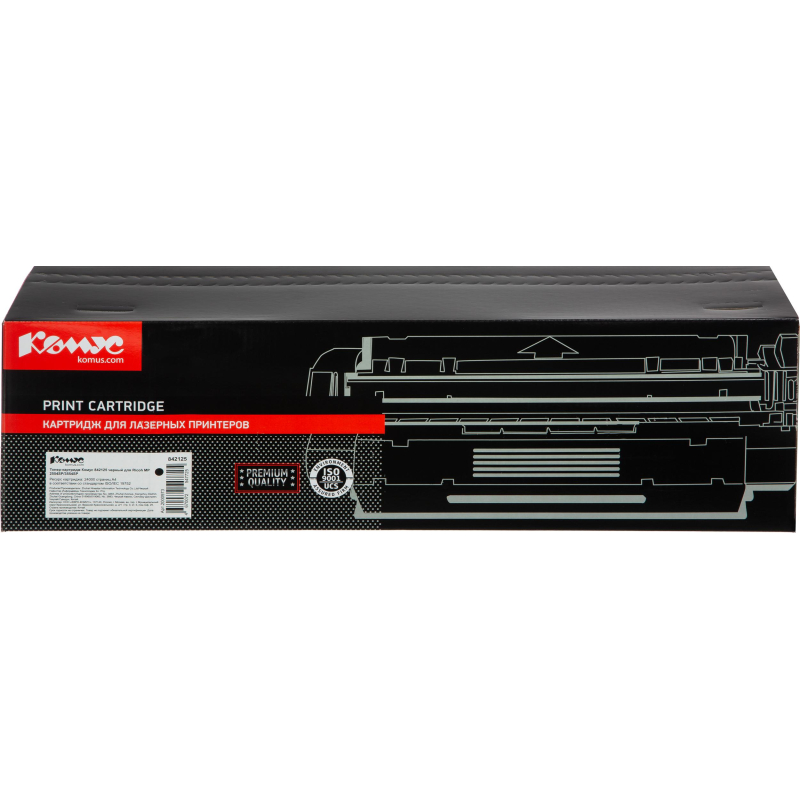 Тонер-картридж Комус 842125 чер. для Ricoh MP 2554SP/3554SP