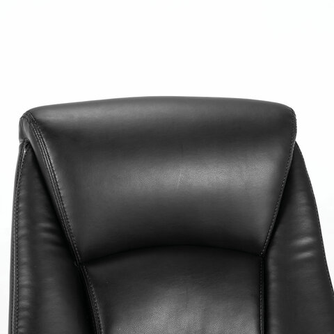 Кресло офисное BRABIX PREMIUM «Grand EX-501», рециклированная кожа, черное, 531950