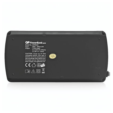 Зарядное устройство GP PB320GS-CR1 универсал для всех типов акк-ов