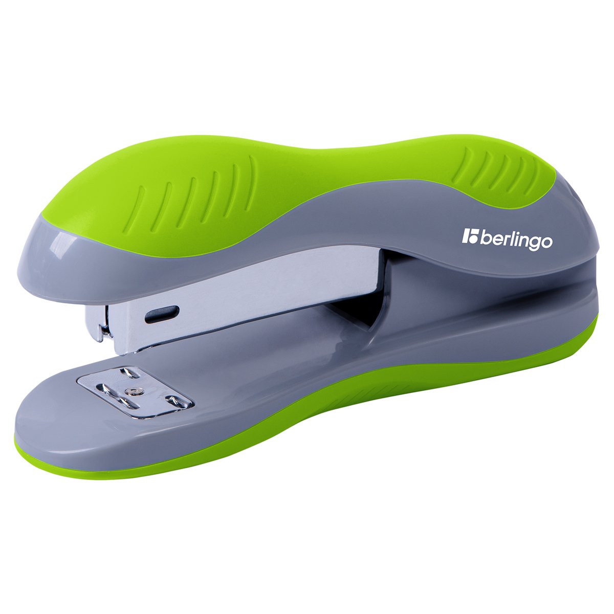 превью Степлер №24/6, 26/6 Berlingo «Office Soft» до 25л., пластиковый корпус, зеленый