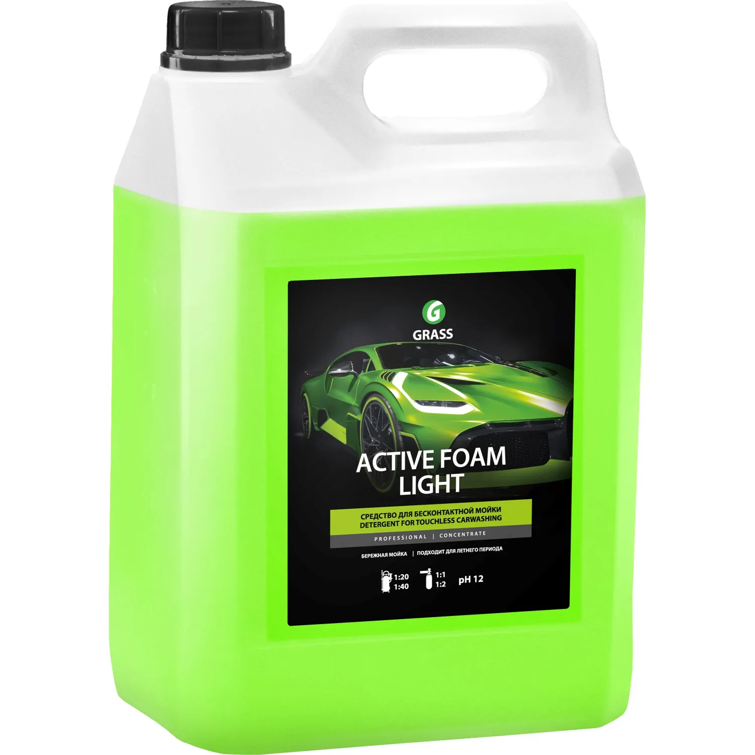 Автошампунь для бесконтактной мойки Grass Active Foam Light 5 л (концентрат)