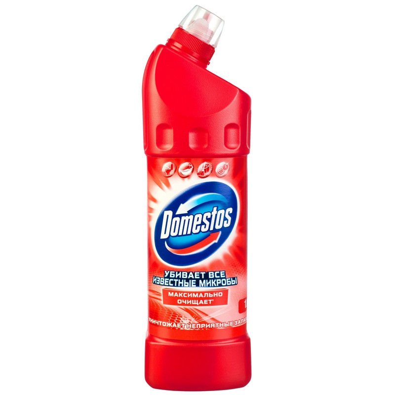 превью Средство для сантехники Domestos 1 л отдушки разные (12 штук в упаковке)