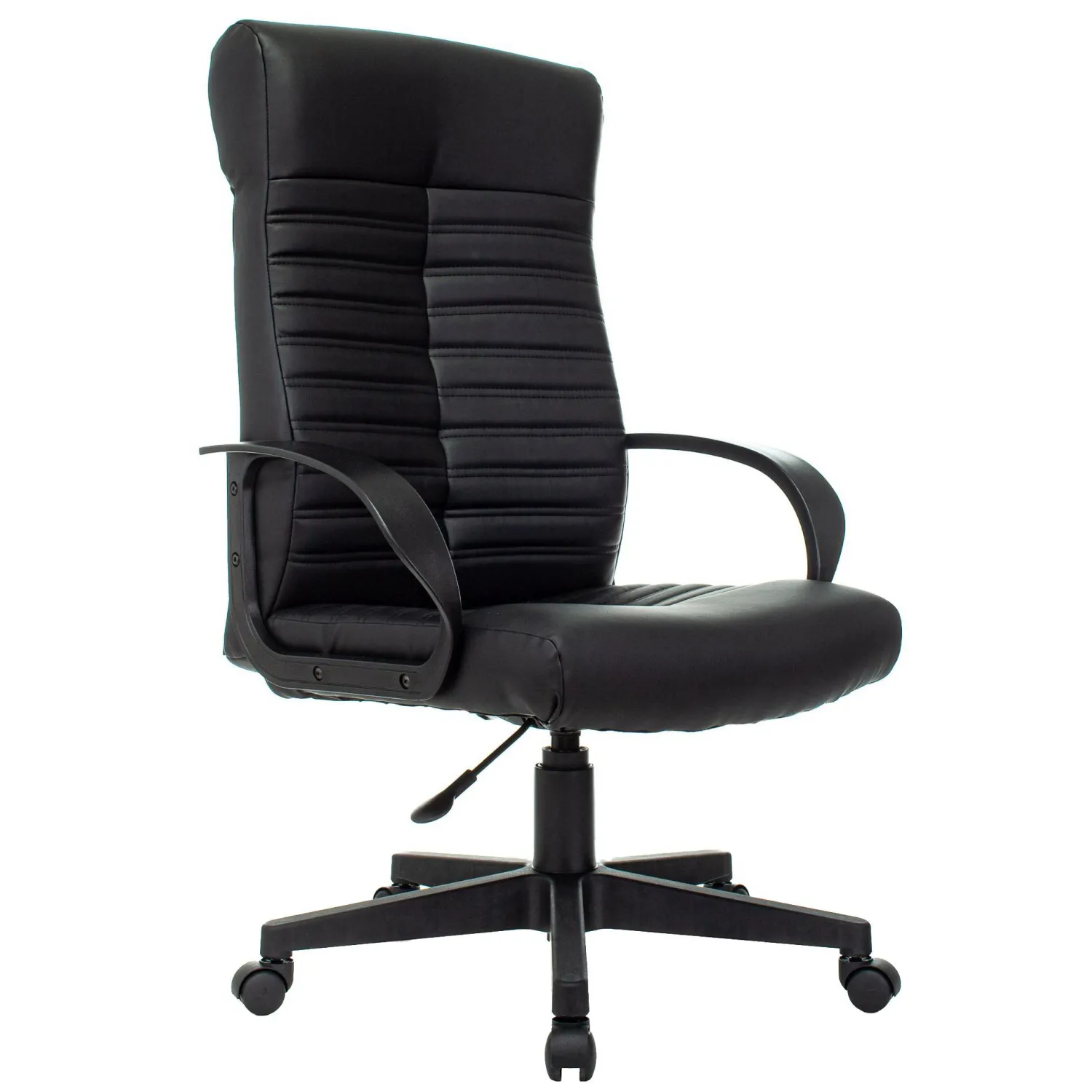 превью Кресло для руководителя Easy Chair 657 PU чёрное (экокожа, пластик)