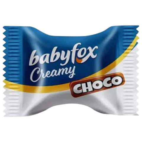 превью Конфеты вафельные BABYFOX «Пирамидки с фундучным кремом в молочном шоколаде», гофрокороб 2 кг