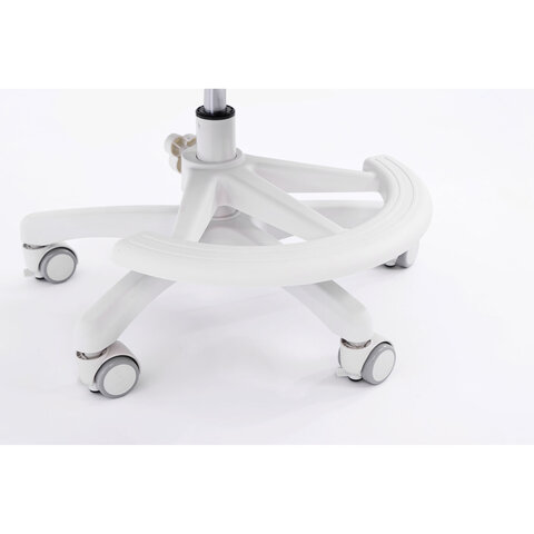 Кресло детское с подставкой для ног BRABIX KIDS «MG-220», сетка/ткань TW, серое