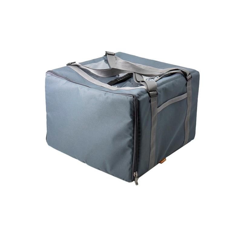 Термосумка для пиццы полиэстер серая 45×45×30 см