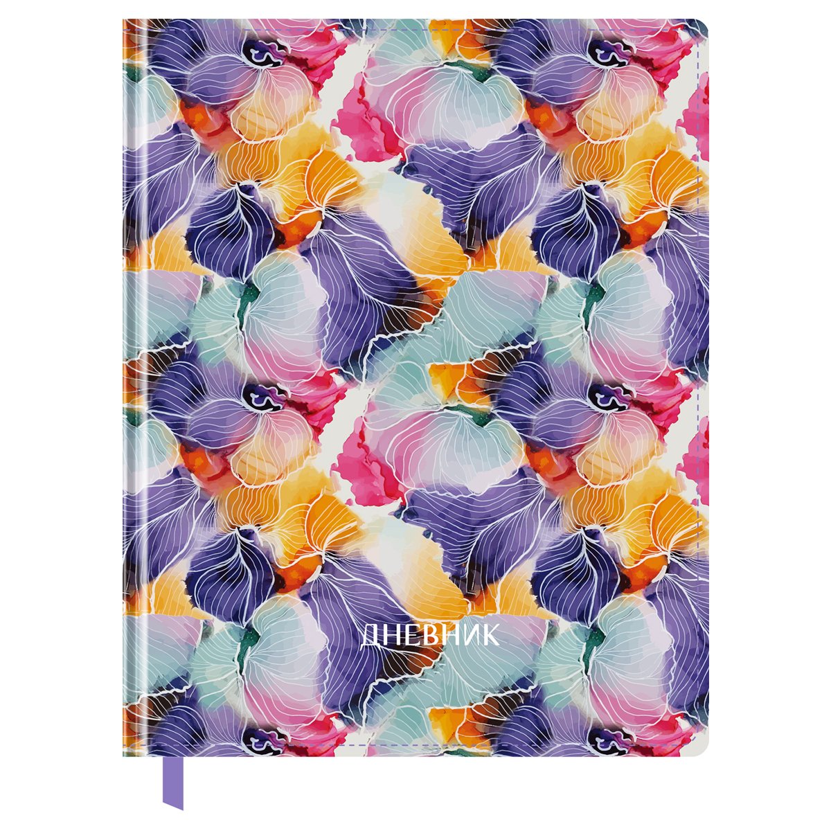 превью Дневник 1-11 кл. 48л. (твердый) BG «Цветочный сад», иск. кожа soft-touch, печать, ляссе