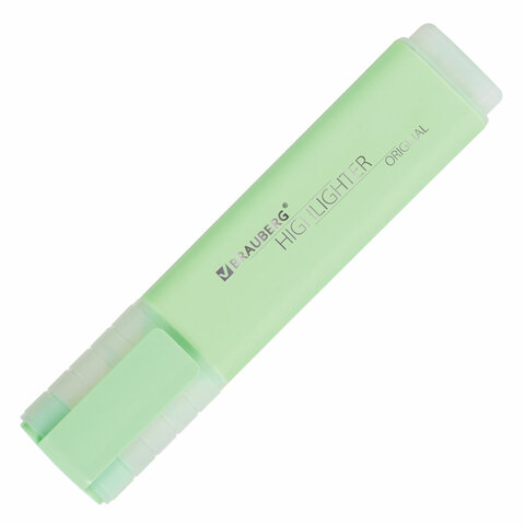 Текстовыделитель BRAUBERG «ORIGINAL PASTEL», МЯТА, линия 1-5 мм