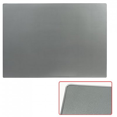 Коврик-подкладка настольный для письма (655×475 мм), прозрачный, серый, ДПС