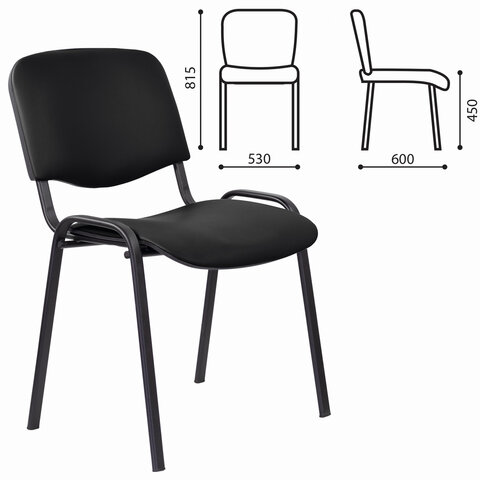 Стул STAFF «Iso Lite CF-008»кожзам черный (Z-11)532564