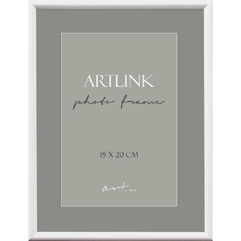 превью Рамка Decoline White А5 15×20 см пластиковай багет 8 мм белая