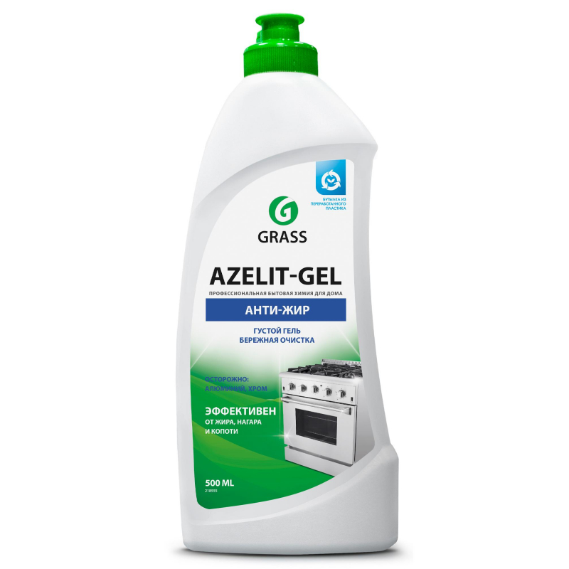 Средство для чистки плит Grass Azelit Антижир гель 500 мл