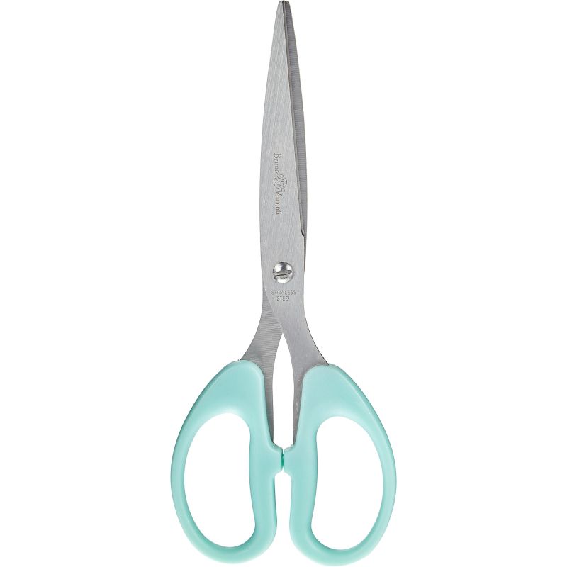 Ножницы Bruno Visconti SLIMCUT ZEFIR 190см, пласт. ручки, европ, голуб 60-0009
