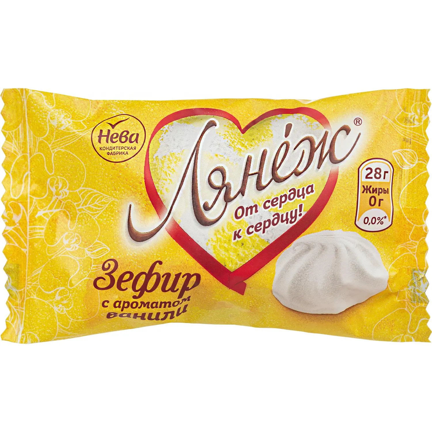 Зефир Нева Лянеж с ароматом ванили (120 штук по 28 г)
