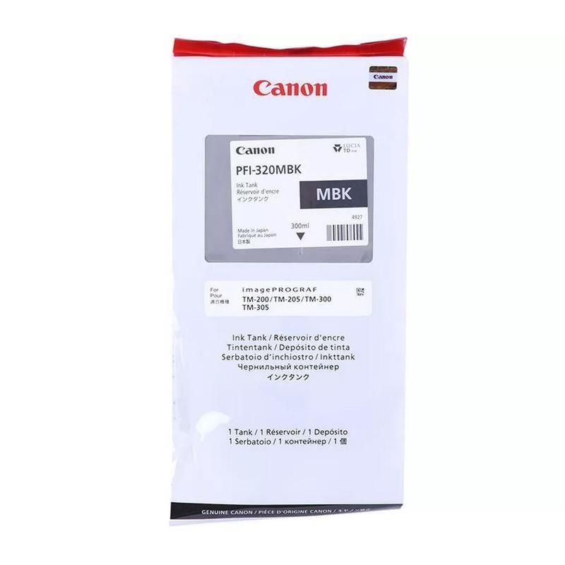 превью Картридж струйный Canon PFI-320MBK 2889C001 матовый черный оригинальный