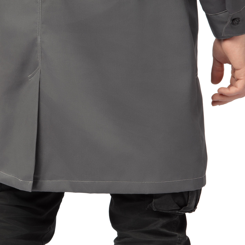 Халат Л10-ХЛ муж. сер/св. сер/крас (р.52-54) 170-176