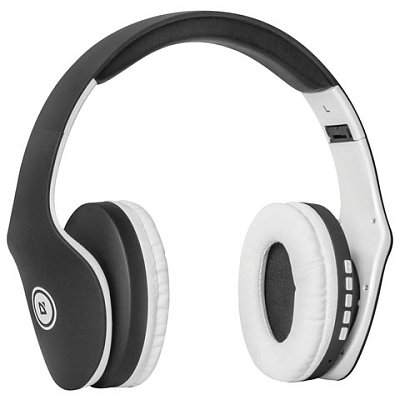 Наушники с микрофоном (гарнитура) DEFENDER FREEMOTION B525, Bluetooth, беспроводные, черные с белым