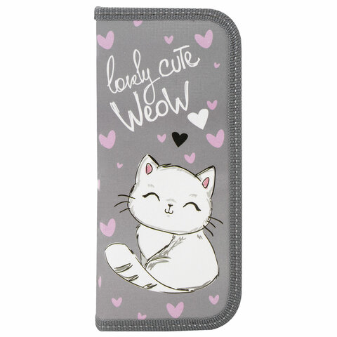 превью Пенал ПИФАГОР1 отделениеламинированный картон19×9 см«Cute Weow»229197