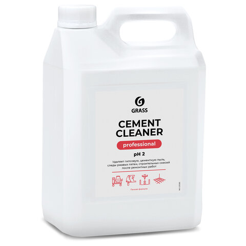 Средство для уборки после строительства 5.5 кг GRASS CEMENT CLEANER, кислотное, концентрат