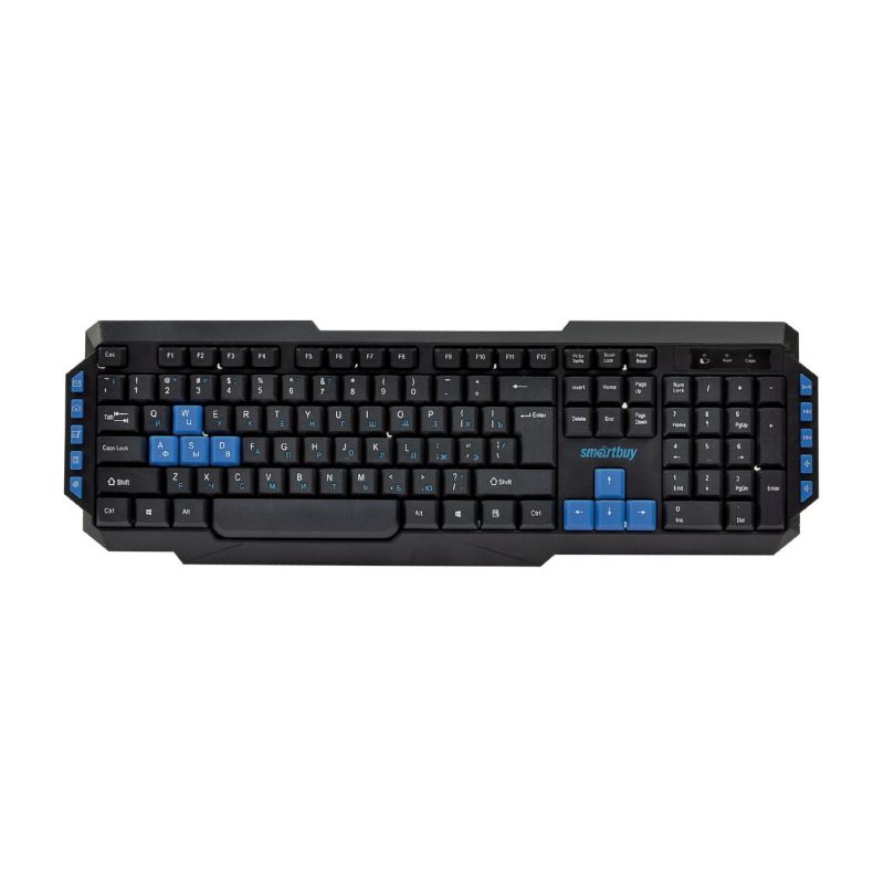 Клавиатура Smartbuy ONE 231 WLS мультимедийная черная (SBK-231AG-K)