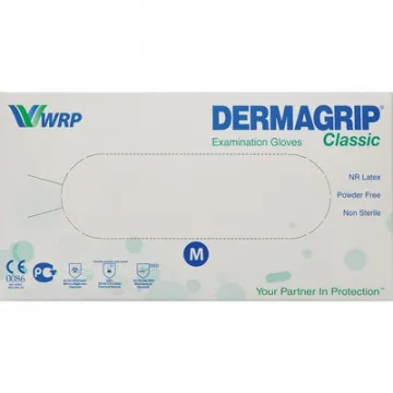 превью Перчатки мед. смотров. латекс н/c, н/о, текст,2хлор Dermagrip Cls (XS) 50п/уп