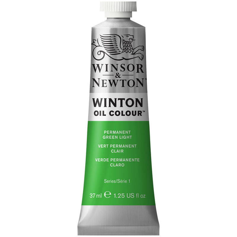 превью Краска масляная художественная Winsor&Newton «Winton», 37мл, туба, светло-зеленый перманентный