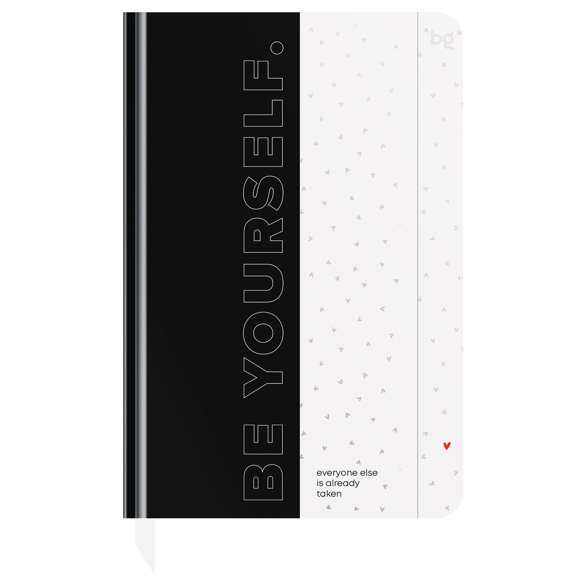 превью Ежедневник недатированный А5, 136л., 7БЦ BG «Minimal. B&W», глянцевая ламинация, отд. фольгой