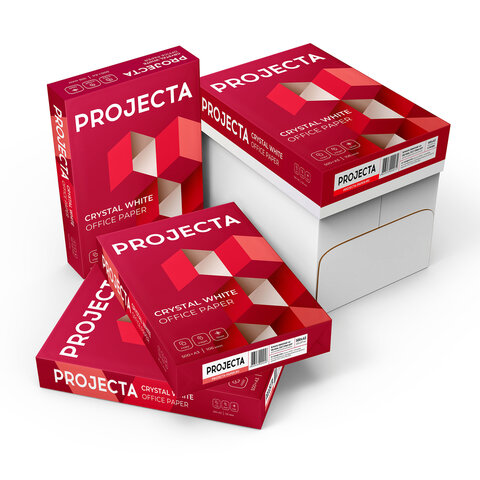 Бумага офисная БОЛЬШОГО ФОРМАТА (297×420)А380 г/м2500лмарка АPROJECTAРоссия168% (CIE)