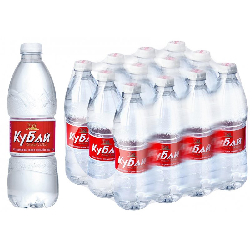 превью Вода питьевая Кубай негазированная 0.5 л (12 штук в упаковке)
