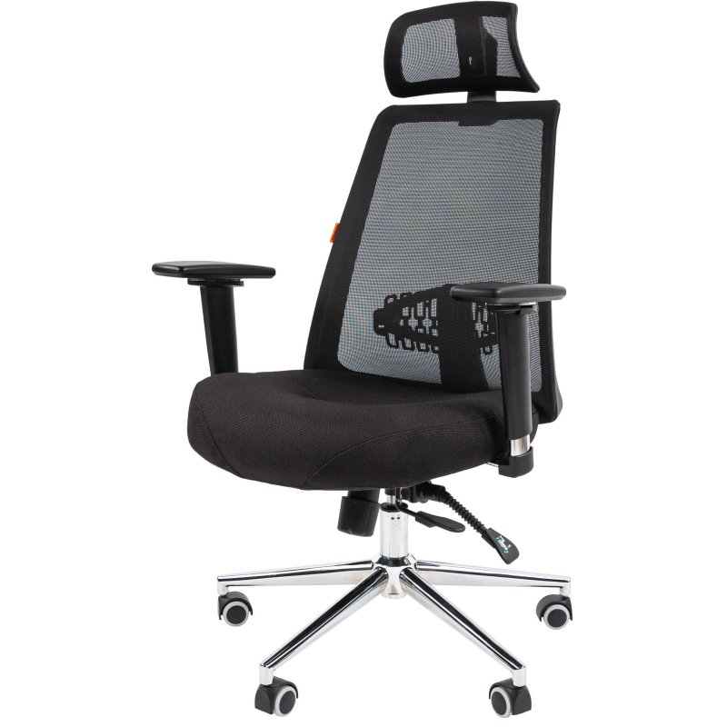 превью Кресло VT_Chairman 535 Россия LUX ткань черный/черный