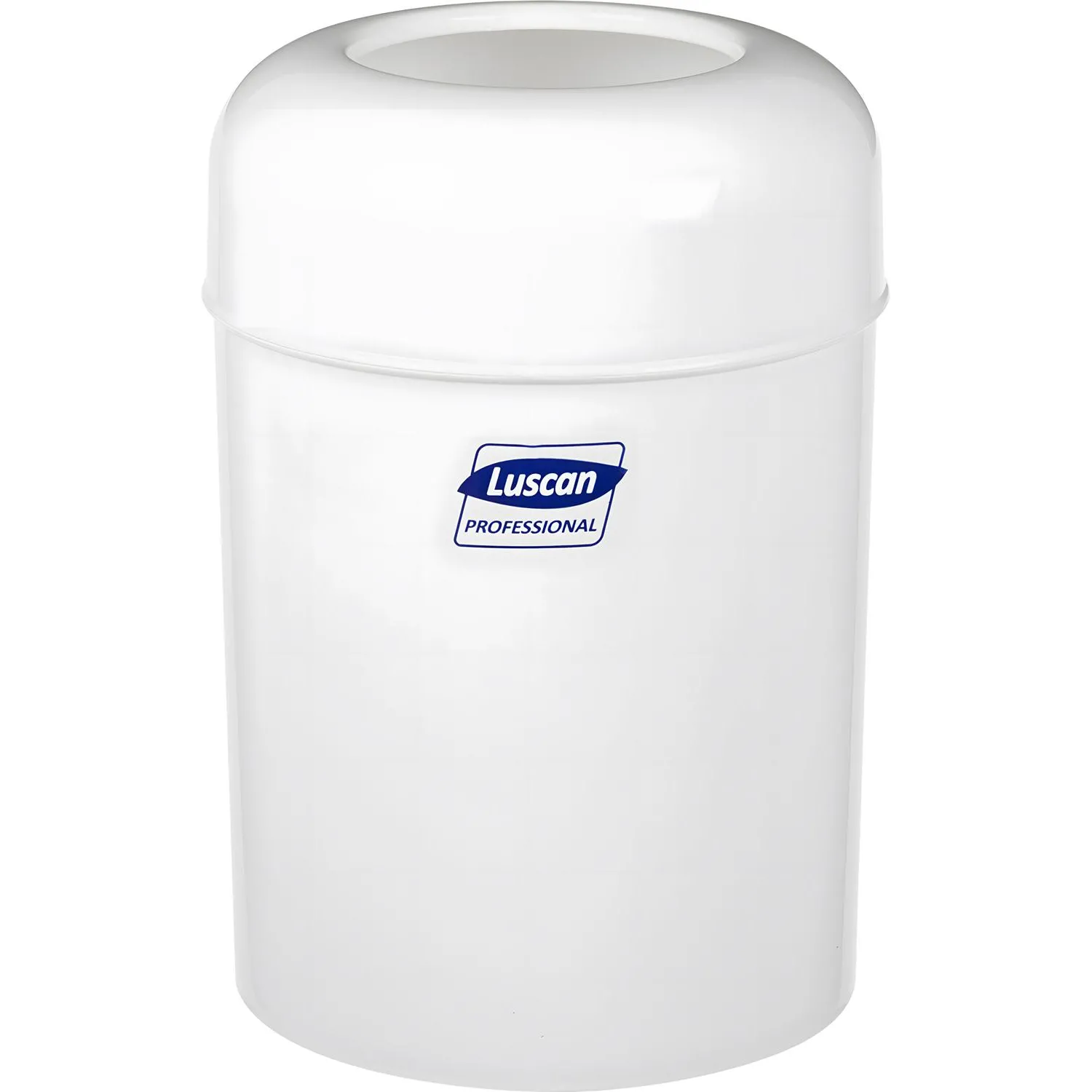 Ведро мусорное Luscan Professional 15 л пластик белое (38x26x26 см)