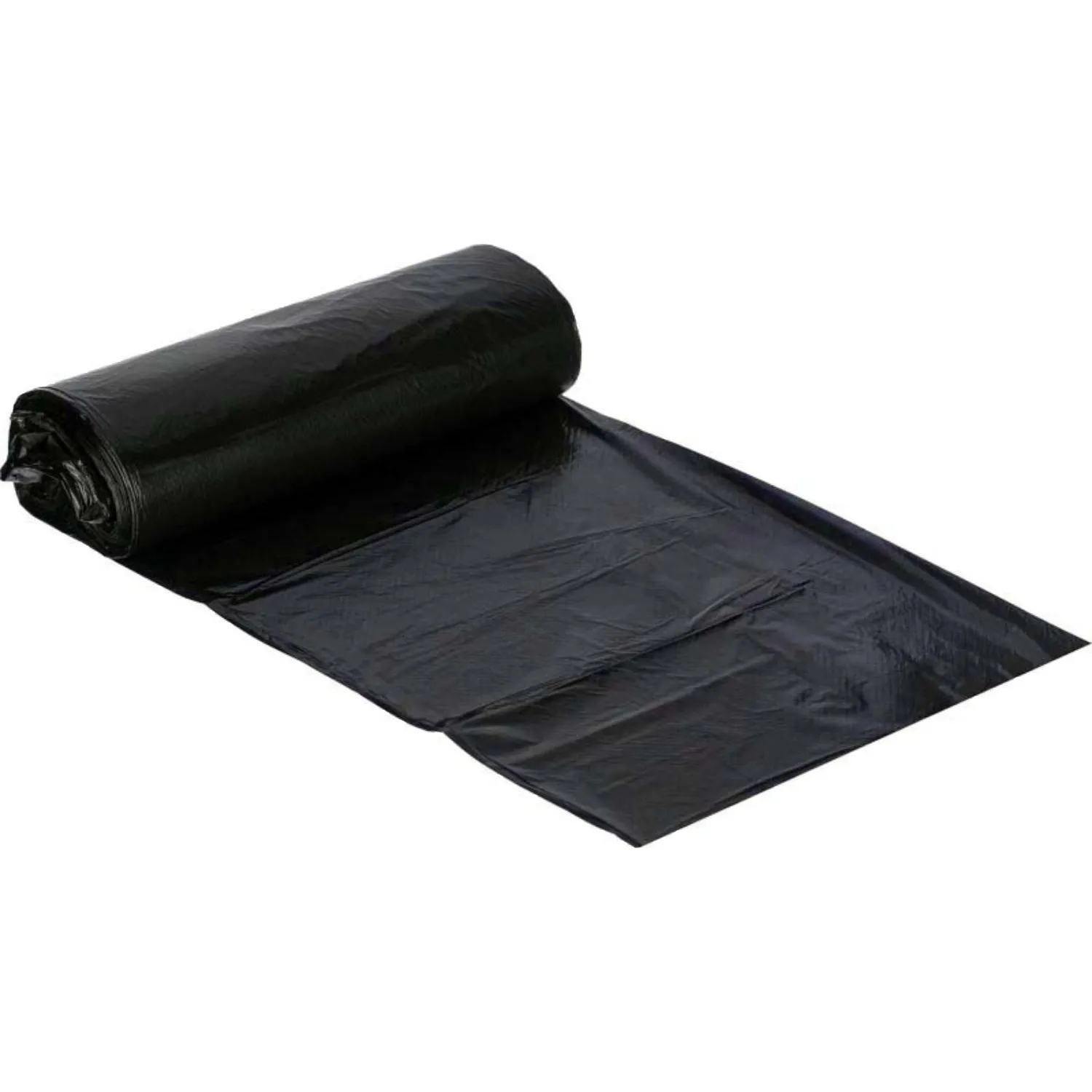 Мешки для мусора пвд 120 л 25 м км 25шт/рул черные 70×110см_мв 0236