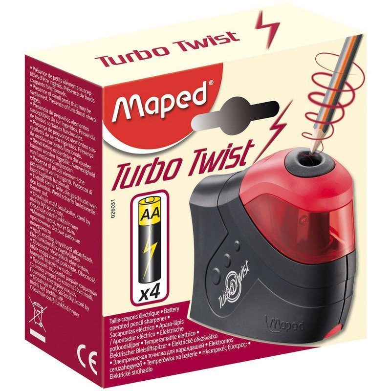 превью Точилка Maped Turbo Twist (1 отв., с контейнером, электрическая)