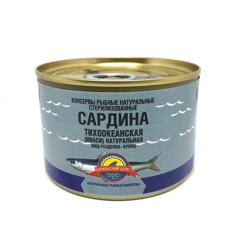 Сардина Курильский Берег тихоокеанская Иваси 250 г арт. 1239717 ...