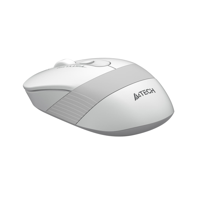 Мышь компьютерная A4Tech Fstyler(FG10S WHITE)бел/сер/2000dpi/беспроводн/4кн