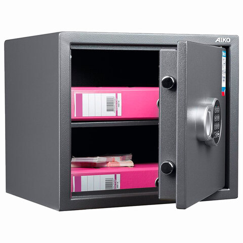 Сейф AIKO «TSN-37 EL», 370×435х381, мм, 17 кг, электронный замок, полка