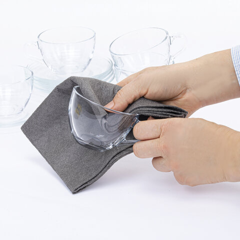 Салфетка КОРЕЙСКАЯ УМНАЯ для дома и авто УБОРКА БЕЗ РАЗВОДОВ30×40 смНАБОР 5 штукУНИВЕРСАЛЬНАЯLAIMA700223