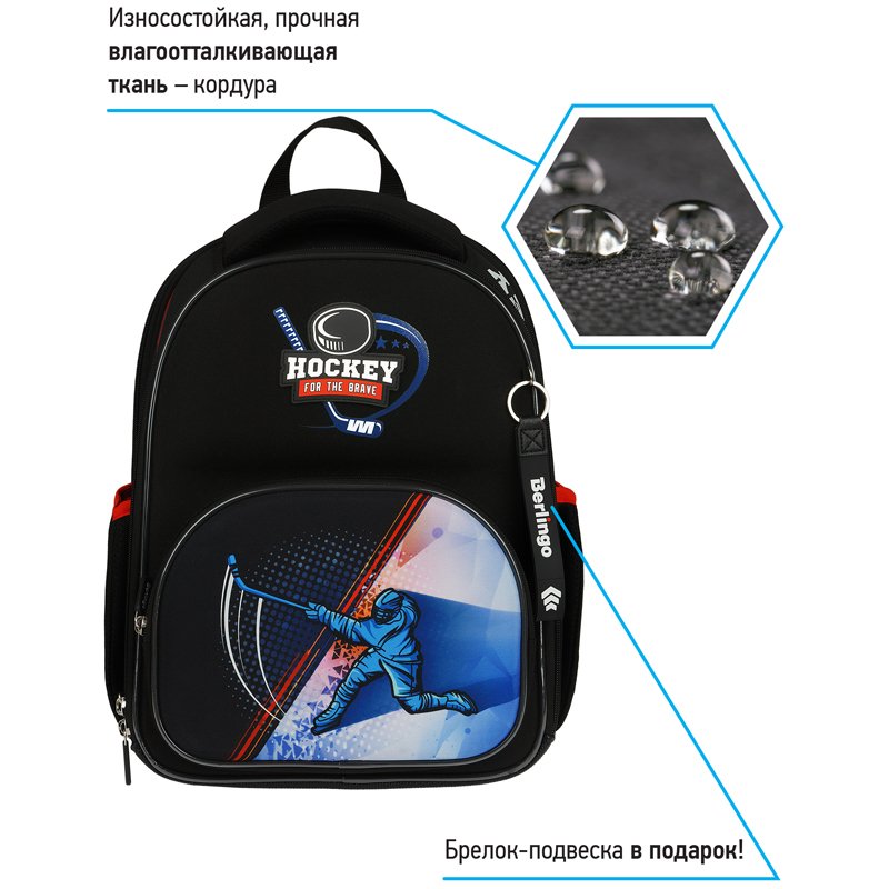 Ранец Berlingo Profi «Ice» 36×28×14см, 2 отделения, 4 кармана, анатомическая спинка