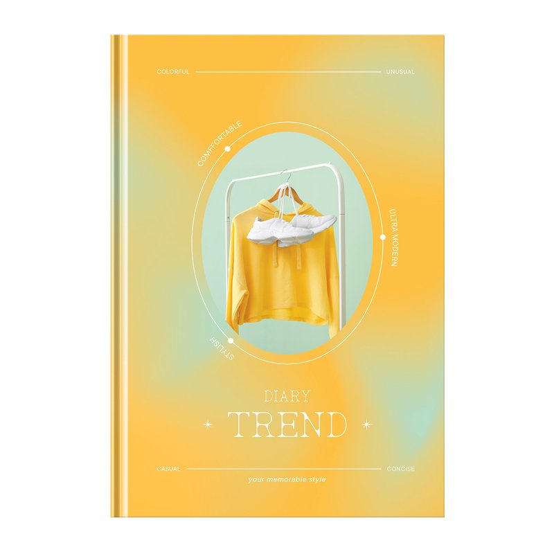 превью Ежедневник недатированный А5, 160л., 7БЦ BG «Trend», матовая ламинация
